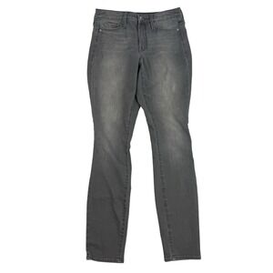 Athleta Sculptek Skinny Gray Denim Jeans Charcoal Wash Sz 0 Cotton Poly Stretch